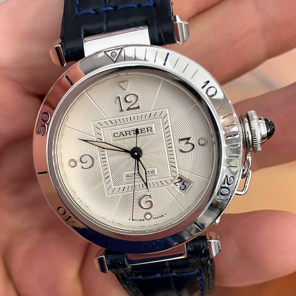 Cartier Pasha 38mm - 2353 - White Gold - Year 1998