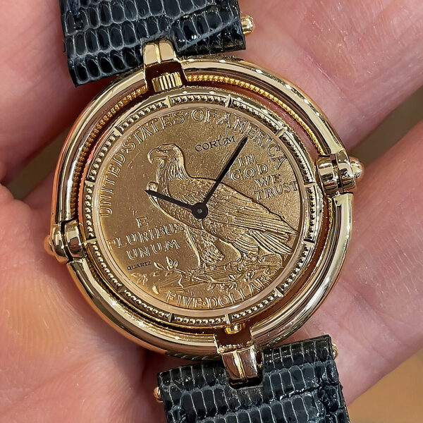 Corum Coin Watch 5$ Half Eagle - Cassa Rotante INDIAN HEAD