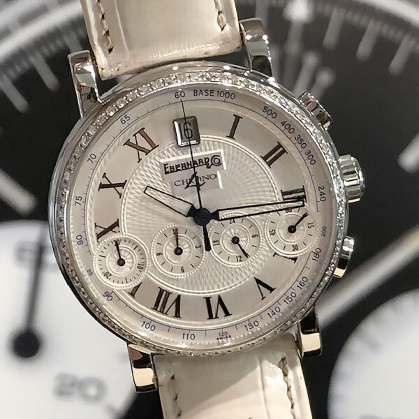 Eberhard & Co. Chrono 4 BELLISSIMO VITRÉ 31043.10 BR - Diamond Bezel